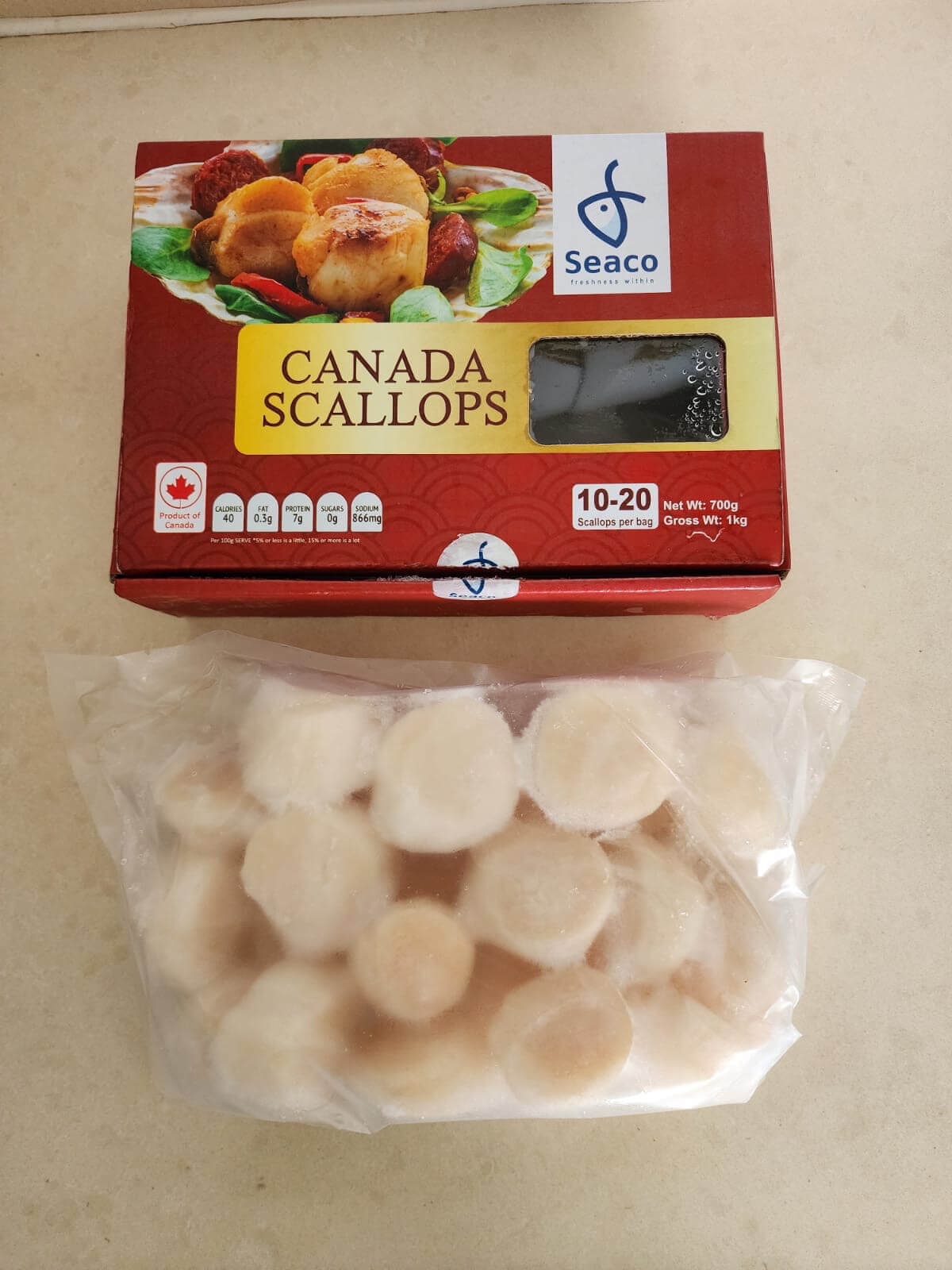 Canada Scallops (1KG)